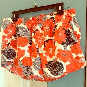 North Face Hawaiian Print Shorts